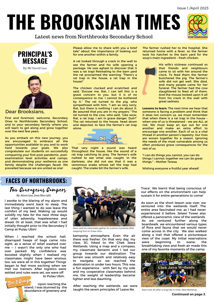 Newsletter 2023 Issue 1